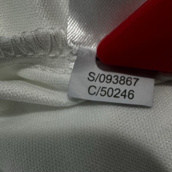 Sandra Darren Sz 8 White Lace Dress Long Bell Sleeve Boho Hippie Lined Crochet - Picture 8 of 9